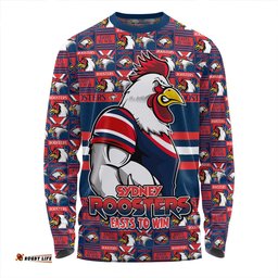 Amazing Aussie Sydney Roosters Champion���s Pride Comic Style Long Sleeve T-shirt