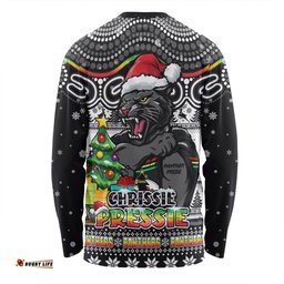 Amazing Aussie Penrith Panthers Aussie Ugly Christmas For Die Hard Fan Supporters Long Sleeve T-shirt
