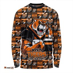 Amazing Aussie Wests Tigers Champion���s Pride Comic Style Long Sleeve T-shirt