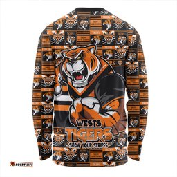 Amazing Aussie Wests Tigers Champion���s Pride Comic Style Long Sleeve T-shirt