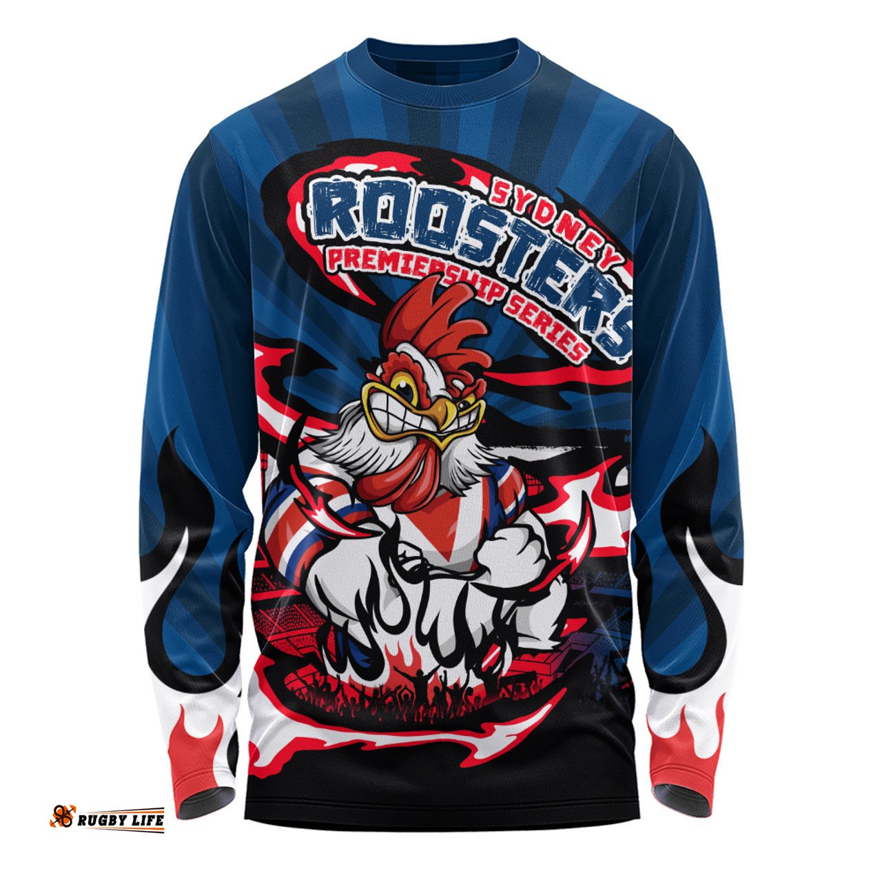 Amazing Aussie Sydney Roosters Premiership Series Sports Gear Long Sleeve T-shirt