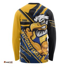 Amazing Aussie West Coast Eagles Battlefield Glory Gear Long Sleeve T-shirt