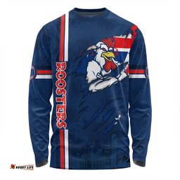 Amazing Aussie Sydney Roosters Happy Australia Day Flag Scratch Style Long Sleeve T-shirt