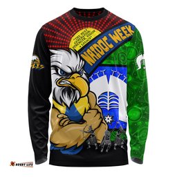 Amazing Aussie West Coast Eagles NAIDOC Week Pride Edition Long Sleeve T-shirt
