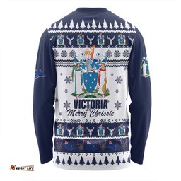 Amazing Aussie Victoria Christmas Merry Chrissie Long Sleeve T-shirt
