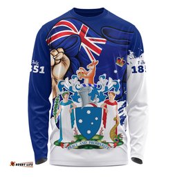 Amazing Aussie Victoria Power Pride And Heritage Crest Long Sleeve T-shirt