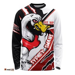 Amazing Aussie Sydney Swans Battlefield Glory Gear Long Sleeve T-shirt