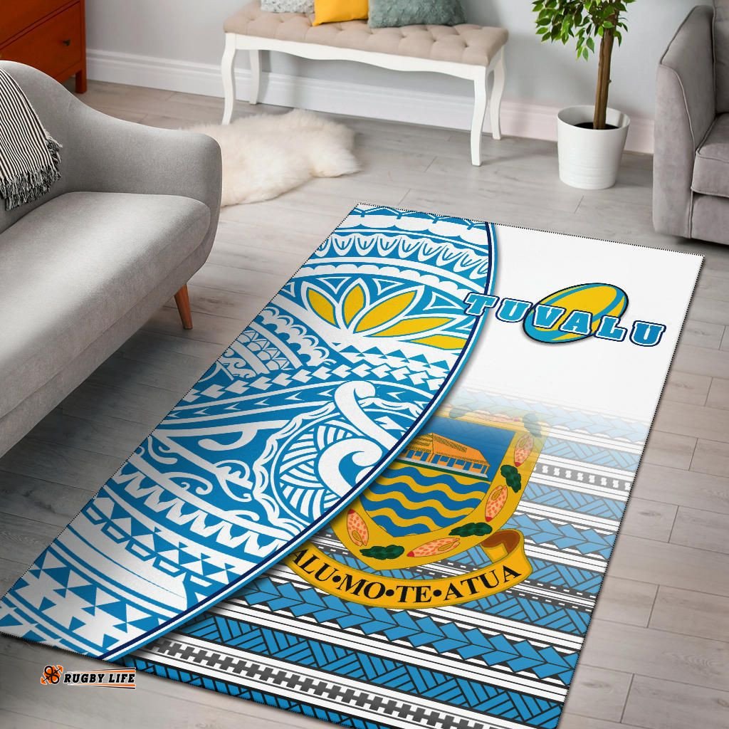 Tuvalu Rugby Area Rug Special K13