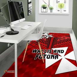 Wallis and Futuna Rugby Area Rug Sporty Vibes A31
