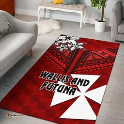 Wallis and Futuna Rugby Area Rug Sporty Vibes A31
