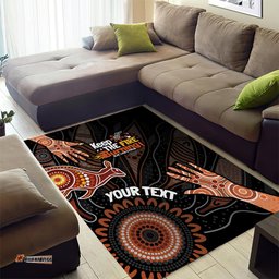 NAIDOC Week 2024 Personalised Area Rug Aboriginal Hand Stencils