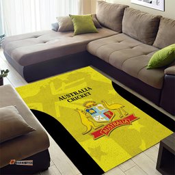 Australia Cricket Area Rug 2024 World Cup Go Aussie Gold Version