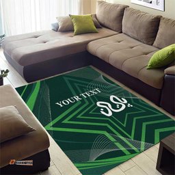 Custom Pakistan Cricket Area Rug Go Shaheens Sporty Version