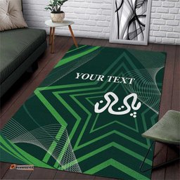 Custom Pakistan Cricket Area Rug Go Shaheens Sporty Version