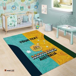 Custom Pride Month Matildas Area Rug Australia Til Its Done Mixed Color