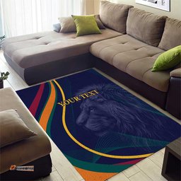 Custom Sri Lanka Cricket Area Rug Shri Lanka Jathika Crikat Kandayama