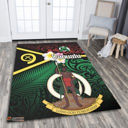 Amazing Aussie Australia South Sea Islanders Vanuatu Special Original Flag In Polynesian Style Area Rug