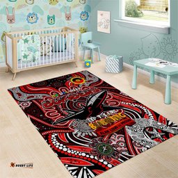 Essendon Bombers NAIDOC Week 2024 Area Rug Mascot Football