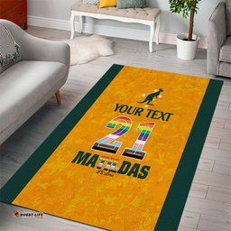 Custom Australia Matildas Pride With Kangaroo Area Rug