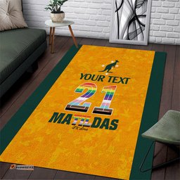 Custom Australia Matildas Pride With Kangaroo Area Rug
