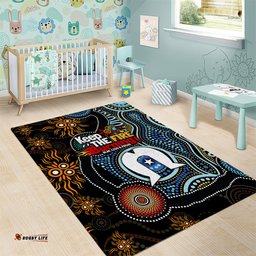 NAIDOC Week 2024 Aussie Aboriginal Area Rug Sparks of Fire