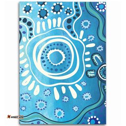 Amazing Aussie Australia Traditional Aboriginal Dot Art Area Rug