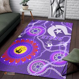 melbourne storm indigenous area rug strait islanders tee aussie