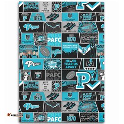 Amazing Aussie Port Adelaide Legacy Of The Pride Comic Style Area Rug