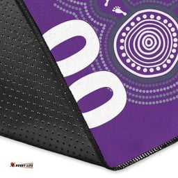 custom personalised perth glory area rug indigenous dot painting art tee aussie
