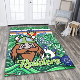 Amazing Aussie Canberra Raiders Naidoc Week Custom For Our Elders Home Jersey Area Rug