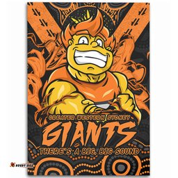 Amazing Aussie GWS GIANTS Ripped Legacy Of The Game Area Rug