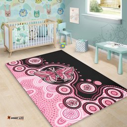 Amazing Aussie Australia Indigenous Butterfly Aboriginal Dot Arts Area Rug