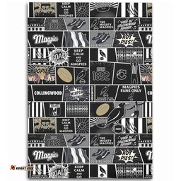 Amazing Aussie Collingwood Legacy Of The Pride Comic Style Area Rug
