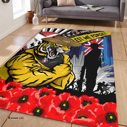 Amazing Aussie Richmond Anzac Day Honor United In Spirit Area Rug