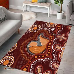 Australia Mother's Day Indigenous Area Rug Aboriginal Art