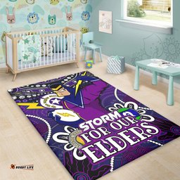 Amazing Aussie Melbourne Storm Naidoc Week Custom Melbourne Storm For Our Elders Area Rug