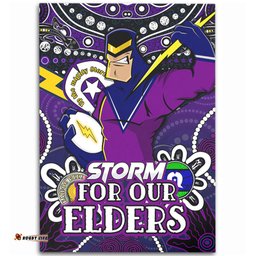 Amazing Aussie Melbourne Storm Naidoc Week Custom Melbourne Storm For Our Elders Area Rug
