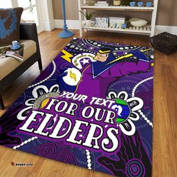 Amazing Aussie Melbourne Storm Naidoc Week Custom Melbourne Storm For Our Elders Area Rug