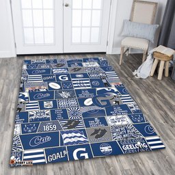 Amazing Aussie Geelong Cats Legacy Of The Pride Comic Style Area Rug