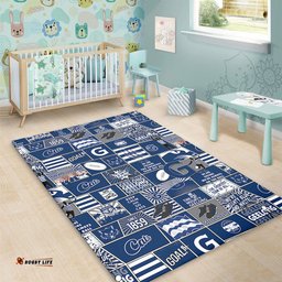 Amazing Aussie Geelong Cats Legacy Of The Pride Comic Style Area Rug