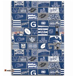 Amazing Aussie Geelong Cats Legacy Of The Pride Comic Style Area Rug