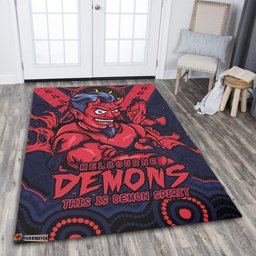 Amazing Aussie Melbourne Ripped Legacy Of The Game Area Rug