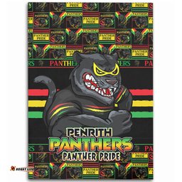 Amazing Aussie Penrith Panthers Champions Pride Comic Style Area Rug