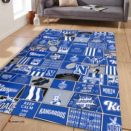 Amazing Aussie North Melbourne Legacy Of The Pride Comic Style Area Rug