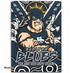 Amazing Aussie Carlton Ripped Legacy Of The Game Area Rug