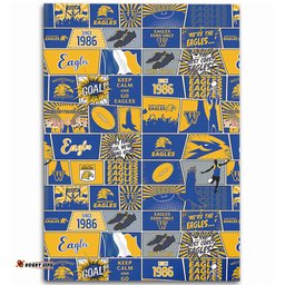 Amazing Aussie West Coast Eagles Legacy Of The Pride Comic Style Area Rug
