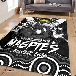 Amazing Aussie Collingwood Ripped Legacy Of The Game Area Rug