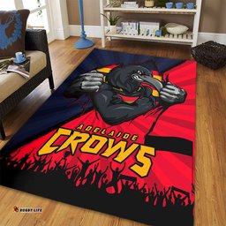 Amazing Aussie Adelaide Crows Breaking Through Fan Design Area Rug