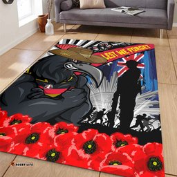Amazing Aussie Adelaide Crows Anzac Day Honor United In Spirit Area Rug
