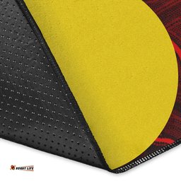 Aboriginal Area Rug Indigenous Flag Grunge Style